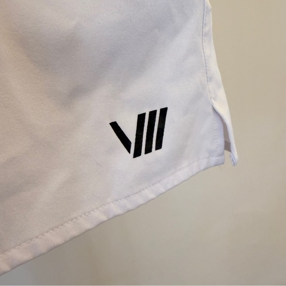 Seventh Salvation Men's Performance Shorts White Size L Athletic Casual Vented - Picture 6 of 11